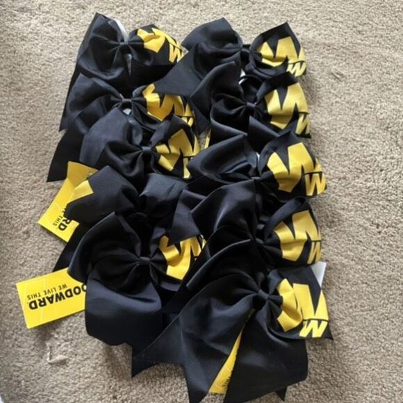 Cheer Bows Lot Of 10 Woodward *New* - Picture 1 of 5